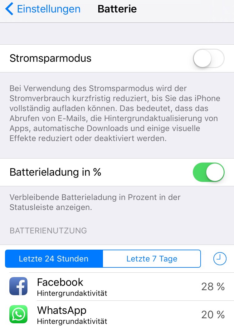 apple-ios-batterienutzung Apple iOS Batterienutzung