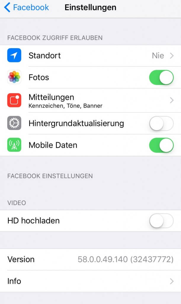 apple-ios-facebook-aktualisierungen-aus So können Sie den Verbrauch von Facebook einschränken.